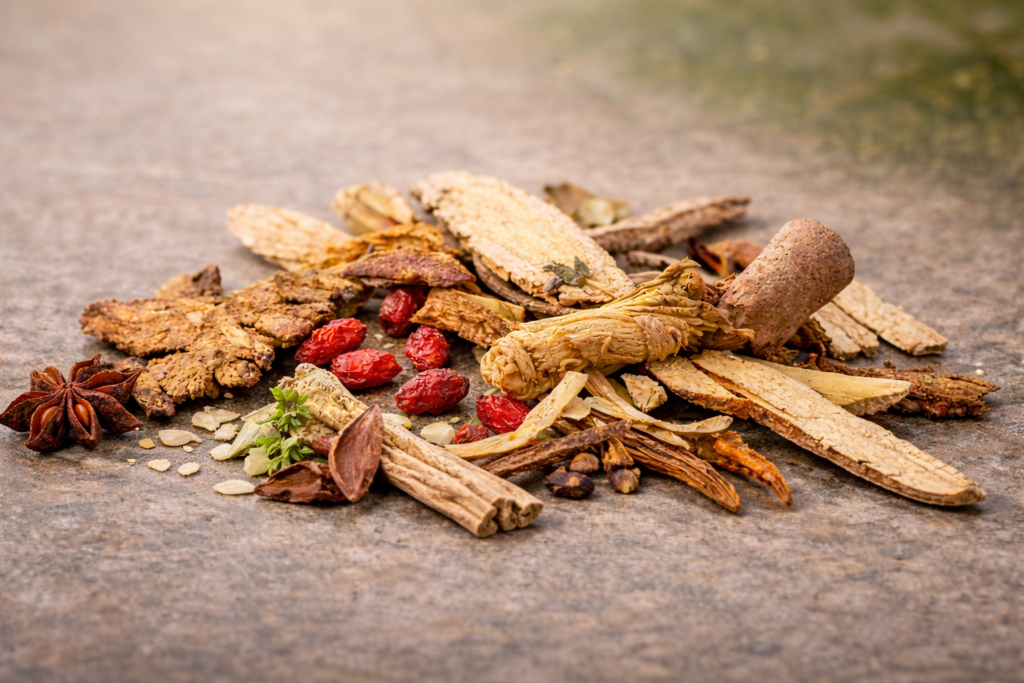 Plantes médicinales utilisées en pharmacopée chinoise dans une approche médicale